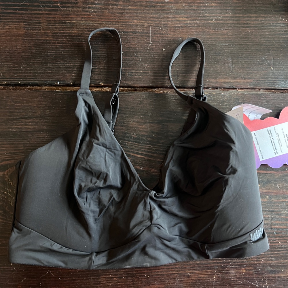 YITTY Black Smoothed Reality Plunge Bra